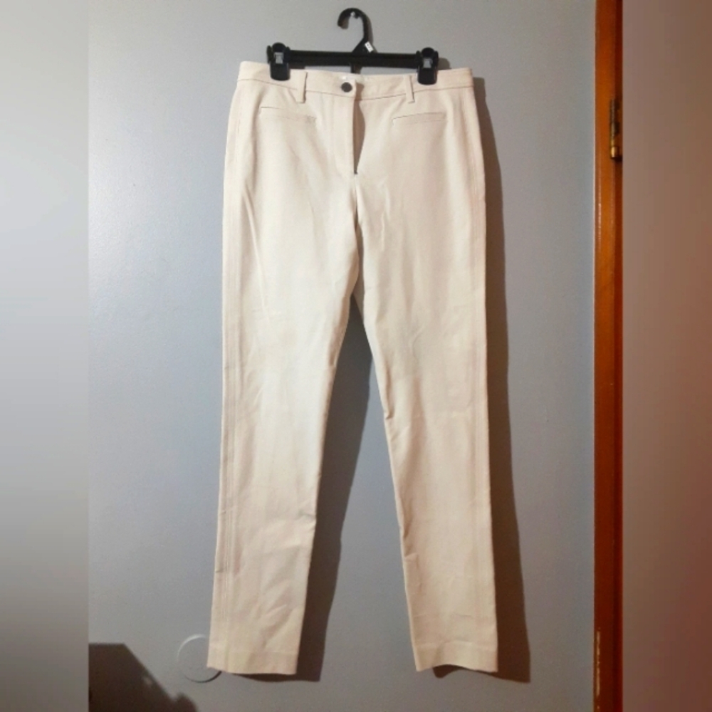 Classics By Worth Women's White Pants Size 8 Casual Business Office Preppy